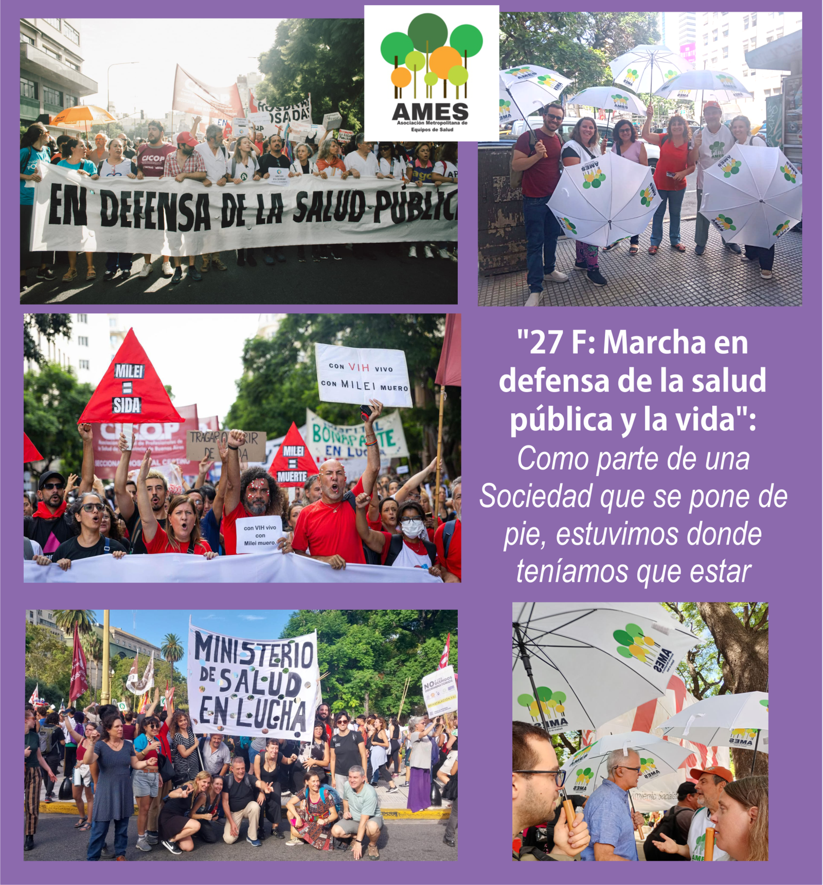 “27 F: Marcha en defensa de la salud publica y la vida”: – Asociacion ...